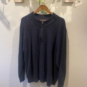 Men’s Red Head Brand Co. 3XL Blue Quarter-Zip Sweater